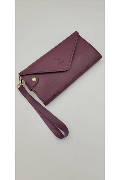 MODA El askılı telefonluk ve Para bölmeli zarf kadın cüzdan
