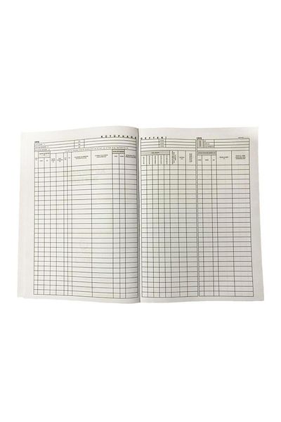 Gülpaş 365 Carte de înregistrare bibliotecă 20 X 28 Cm. 100 Yp. Legat din piele artificială