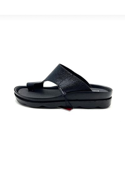 Pierre Cardin Black Orthopedic Flip Flops 7492