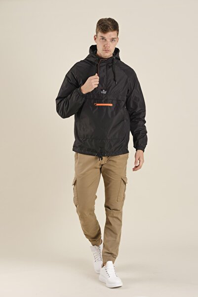 Oksit Ανδρικό αδιάβροχο - Τσέπη Hilti, μισό φερμουάρ και αδιάβροχο