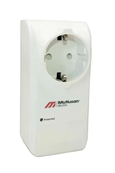 Mutlusan Tekli Şok Korumalı Priz – Dayanıklı ve Güvenli Elektrik Prizi, Ev & Ofis Kullanımı