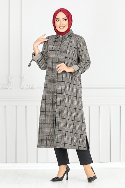 ModaMerve Shirt Collar Winter Suit 24603Ukb929-M Vision