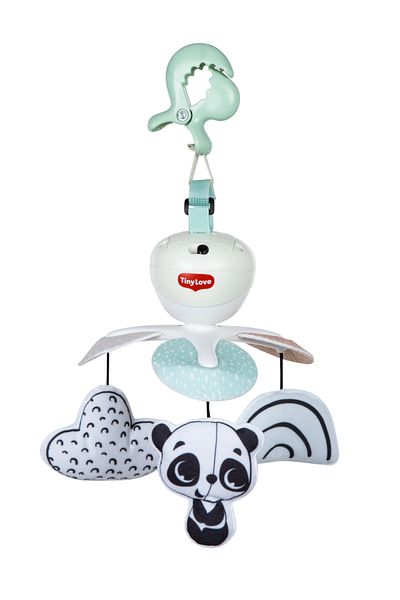 Tiny Love B&W 3-in-1 Take Along Crib Musical Mobile