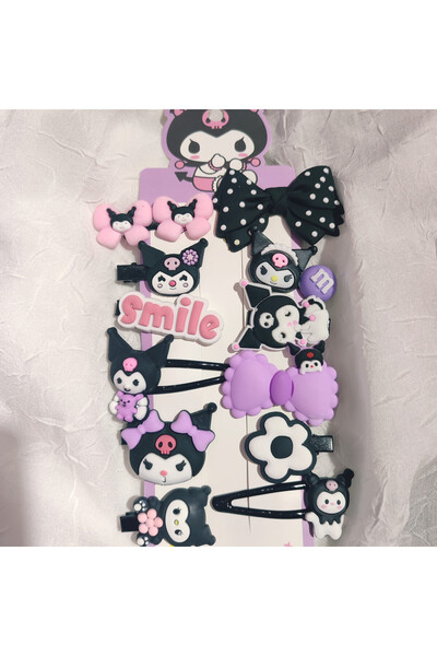 İnciaksesuar9004 Kuromi Toka Seti 2