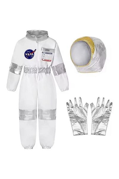 Generic Astronaut costume space suit role play costume for kids aged 4-6