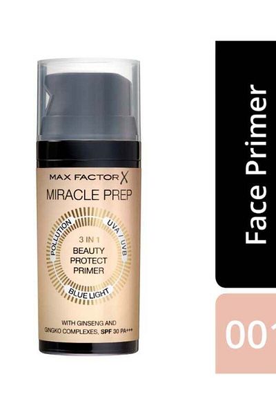 Max Factor برايمر ميراكل بريب الواقي بعامل حماية من الشمس 30 وحماية ممتازة 30 مل بيج