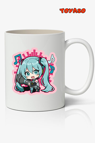 Toyaso White Mug Cup - Anime Themed Hatsune Miku Mixed Race Gift