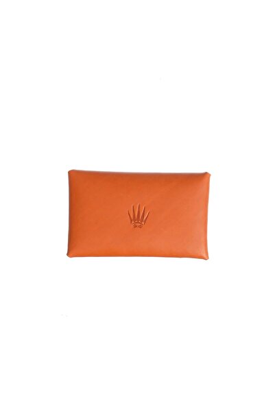 WATCHOFROYAL Orange Buttero Genuine Knot Wallet Card Holder Securevault