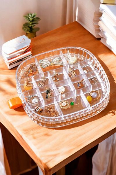 Şahane Pazar 16 Compartments Makeup Needle Thread Storage Box - Jewelry Box Shn-1154