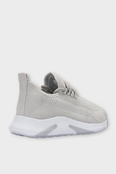 Liger Унісекс літні трикотажні спортивні кросівки СІРИЙ - БІЛИЙ