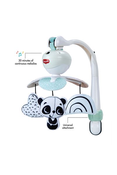 Tiny Love B&W 3-in-1 Take Along Crib Musical Mobile