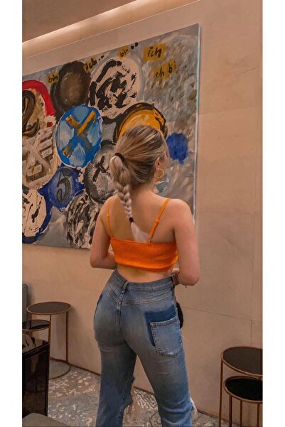 LOCH BUTİK Жіночий бюстгальтер оранжевий з гіппелем