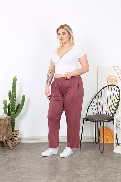 XL Modam بنطلون فيسكوز ليكرا نسائي