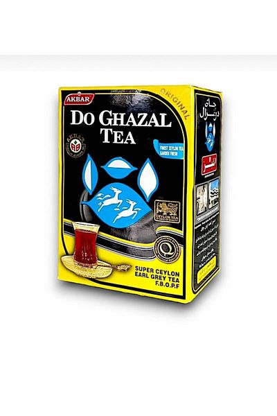 Do Ghazal Tea 500 Gr Black Tea with Bergamot Flavor - X3 Pieces