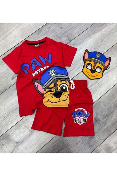 Wolf One Paw Petroleum Masked Shorts Suit