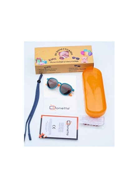 By Donetto Turquoise Orange 5-12 Years Polarized - 100% UV Protection Children's Sunglasses