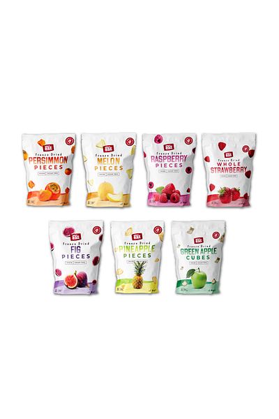 EverEat Meet Pack , 7 Kinds of Dried Fruit Chips, Freeze Dried Fruit