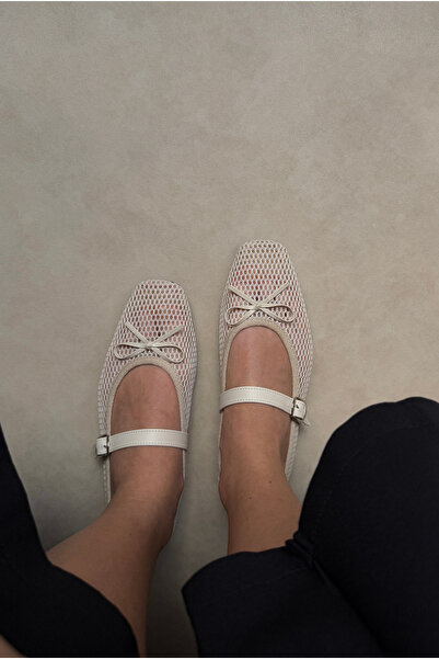 Mupa Shoes Beige Women's Ballerinas