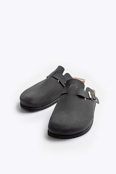 GIESTO Off Anthracite Slippers