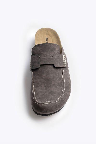 GIESTO Closed Gray Slippers