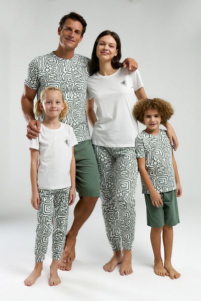 Arnetta Family Pajamas Suit Mother Father and Child Pajamas Priced Individually