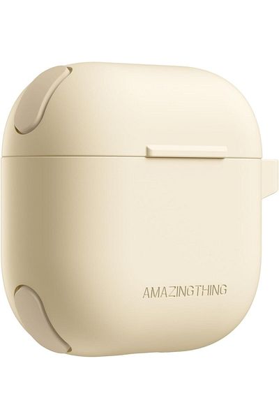 Amazingthing Amazing Thing Omni for AirPods 4 (2024) case cover with Carabiner - Desert Titanium