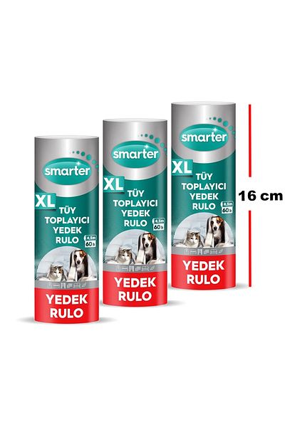 SMARTER XL 3 Pieces Lint Collector Spare Roller