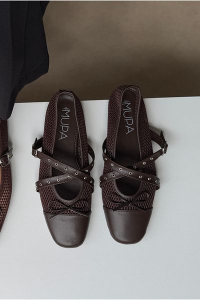 Mupa Shoes Dámské ploché boty Model BITTER BROWN