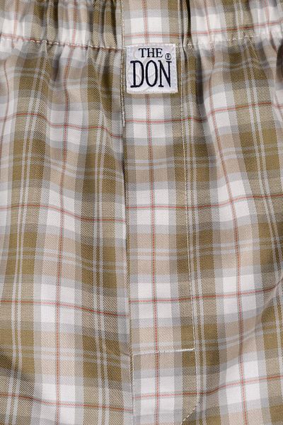 TheDon Το Don Poplin Ανδρικό Μπόξερ Ρουστίκ Καρό