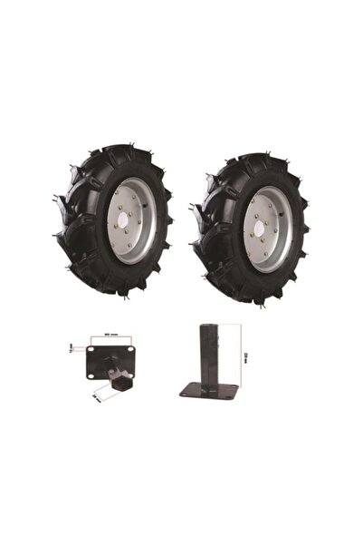 Baco Flash ve Yağmur Çapa Makinenelerine 400-8 Teker Ve 27 mm Aks Takımı