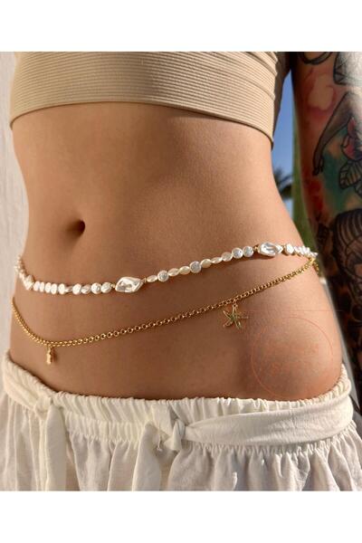 Bohem Shop Bohemian Waist Necklace, Beaded Belt and Sea Bikini