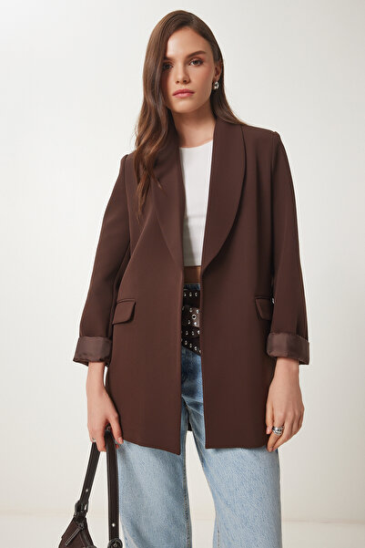 Lovelyİstanbul Jachetă Blazer țesută căptușită MARO LHG0002