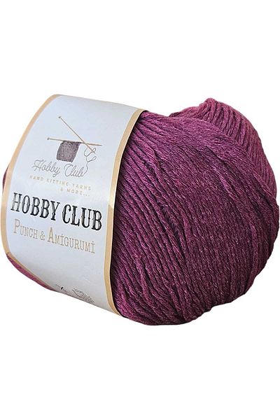hobby club Punch Punch Amigurumi Κλωστή 50 γραμμαρίων δαμάσκηνο