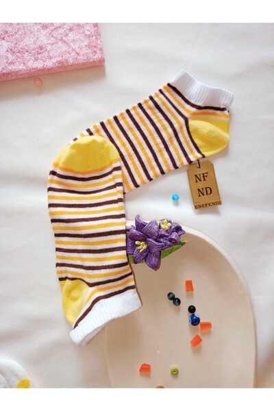 ENEFENDİ PATİK ЧОРАПИ МЕКИ ПРЪСТИ БЕЗШЕВНИ ПАМУЧНИ КЪСИ ЧОРАПИ ЗА ЖЕНИ С МОТИВ 36-40 ЕДИНСТВЕНА ЕДИНИЦА