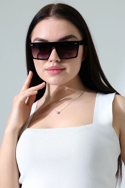 MACERATİ نظارة شمسية سوداء متدرجة فاخرة للجنسين