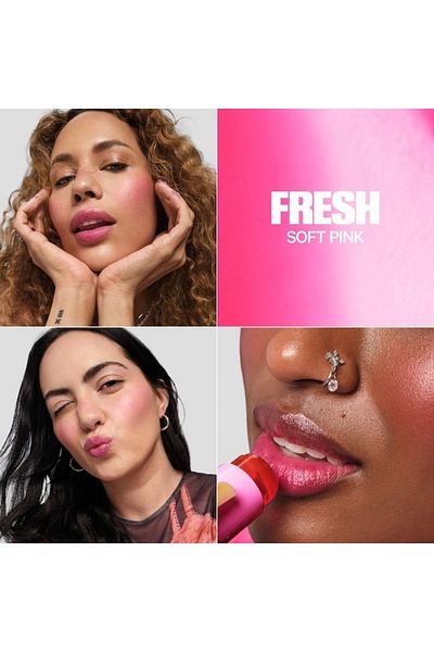Milk Makeup Cooling Water Jelly Tint - Fresh (Soft Pink) | Hydrating Sheer Lip & Cheek Stain, 5g