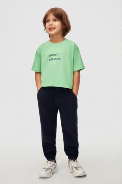 nk kids NK 48530 تيشيرت مار 4/8 أخضر