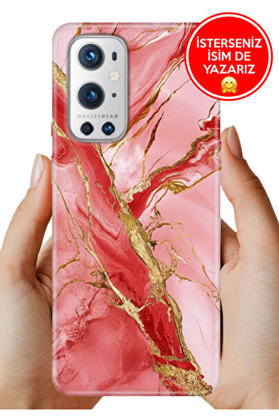 Oneplus 9 Pro Kılıf CanlıDesen Desenli İsimli / İsimsiz Silikon Pembemermer 32