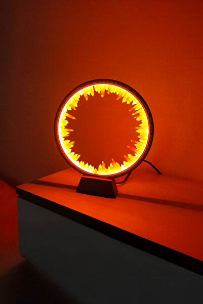 MEK Kristal Tasarımlı Dekoratif LED Aydınlatma Kırmızı