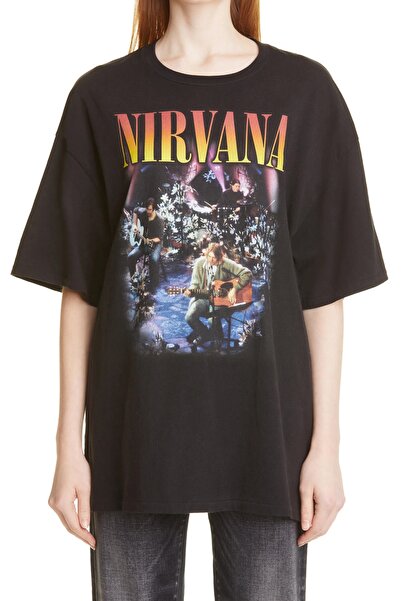 Karakedi Unisex κοντομάνικο μπλουζάκι Nirvana Kurt Cobain MTV Unplugged
