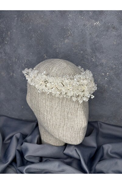 Hayalperest boncuk Nileda Crystal Beaded Bridal Henna Crown Hair Accessory