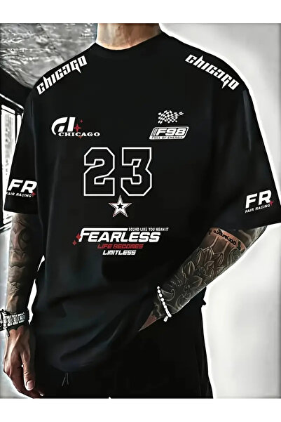 PENTHİLUS Tricou cu mânecă scurtă pentru bărbați, imprimat 3D, cu mânecă scur...