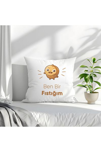 qoeuyl boutique I Am a Cat Printed Spouse Lover Friend Gift Fiber Filled Decorative Pillow