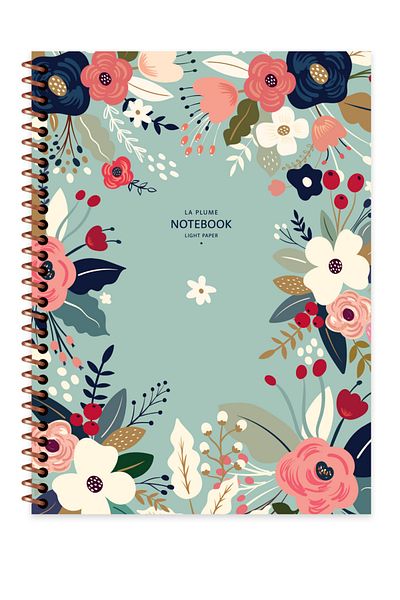 Andofis La Plume Undated Notepad 80 Sheets Spiral Cover 16,5*22,5