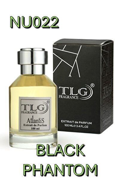 TLG Nu022e100 Black Phantom Niche Extrait Unisex Parfüm, 100 ml