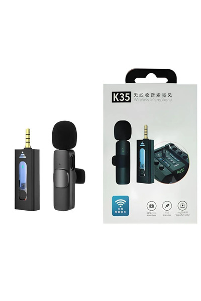 MATECHNO Kablosuz Yaka Mikrofonu 3.5mm Aux PC Tablet Video Kayıt Vlog Amfi Telefon Hoparlör Mikrofon