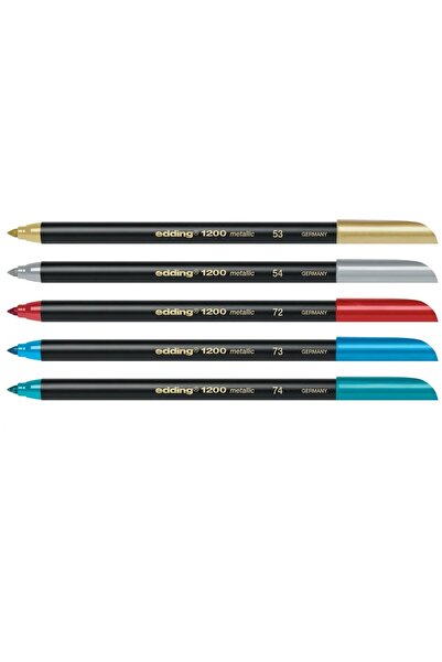Edding 1200 Metalik Kalem Seti 5 Renk