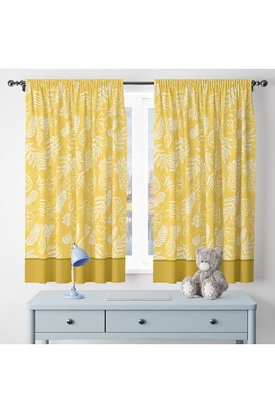Viadela Fruit Patterned Background Curtain - Vibrant and Fresh Design (Single Wing)