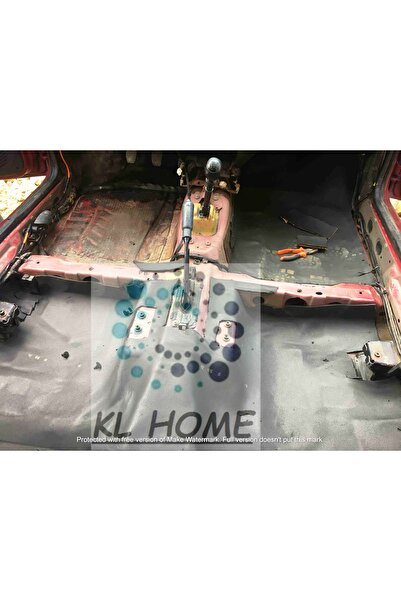 KL HOME 6mm - 100x100cm ( 1m2 ) Kendinden Yapışkanlı Oto Ses Araç Ev Karavan Kauçuk Yalıtım Malzemesi