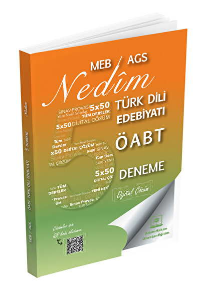 Dizgi Kitap 2025 Meb Ags ÖABT Nedim Türk Dili Edebiyatı Öğretmenliği Dijital ...